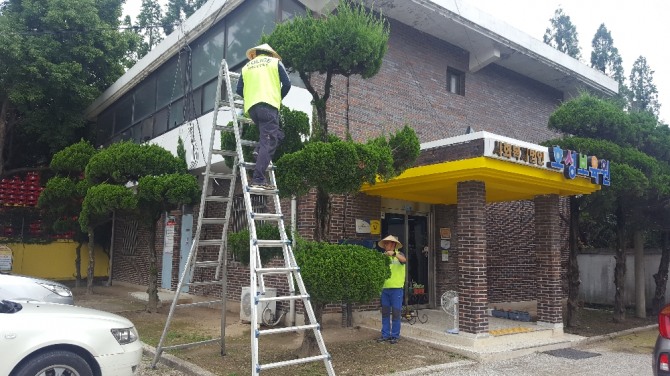  ‘설렁줄’ 봉사단 맞춤형 봉사 (전북경찰청=제공)
