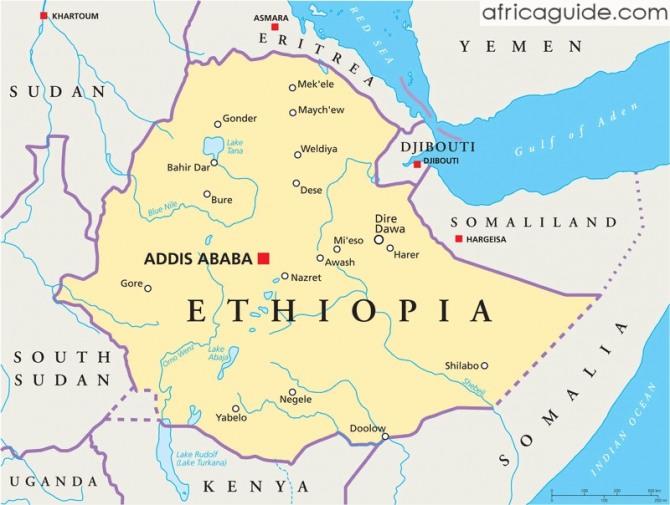 아디스아바바와 지부티를 연결하는 철도가 개통되면 에티오피아는 아프리카 의류 조달 허브로 부상할 전망이다. 자료=아프리카가이드