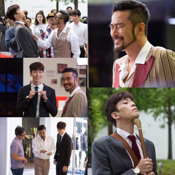 19일 첫 방송되는 MBC 새수목드라마 '죽어야 사는 남자'에서는터프가이 대명사 최민수가 코믹 연기의 달인으로, 신성록이 평범한 은행원으로 변신한다. 사진=MBC 제공