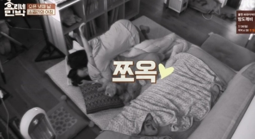 ‘효리네 민박’에서 이효리와 이상순이 아침부터 진한 애정행각을 벌였다. /출처=jtbc