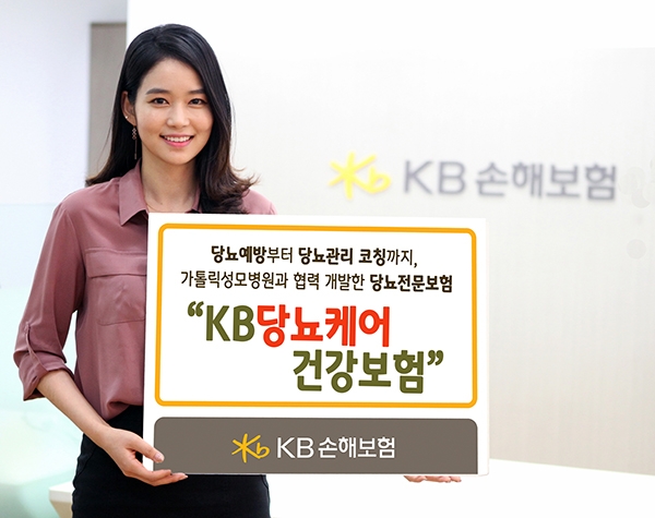 KB손해보험이 가톨릭 서울성모병원과 협력 개발해 'KB당뇨케어건강보험'을​ 출시했다.​