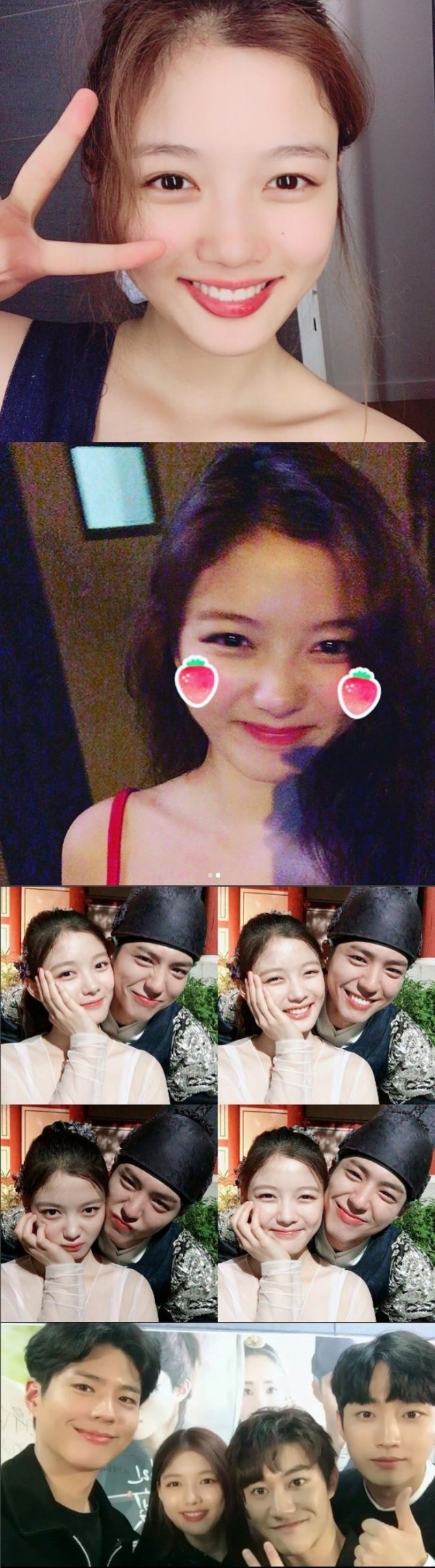 [스타일상] 김유정, '구르미 그린 달빛' 박보검 함께했던 그 이후… 배우 김유정이 최근 SNS를 통해 자신의 일상을 공유했다. 현재 김유정은 소속사 사이더스HQ를 통해 CF촬영, 팬사인회, 차기작 검토 등의 일정만을 밝히고 있다. /사진=김유정 SNS (드라마 '구르미 그린 달빛' 김유정_홍라온 역, 박보검_이영 역, 곽동연_김병연 역, B1A4 진영_김윤성 역)
