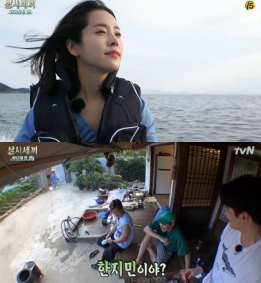 '삼시세끼'에 출연한 이서진과 한지민이 나이가 무색할 정도로 유치한 모습으로 시청자들을 웃게 했다. /출처=tvN