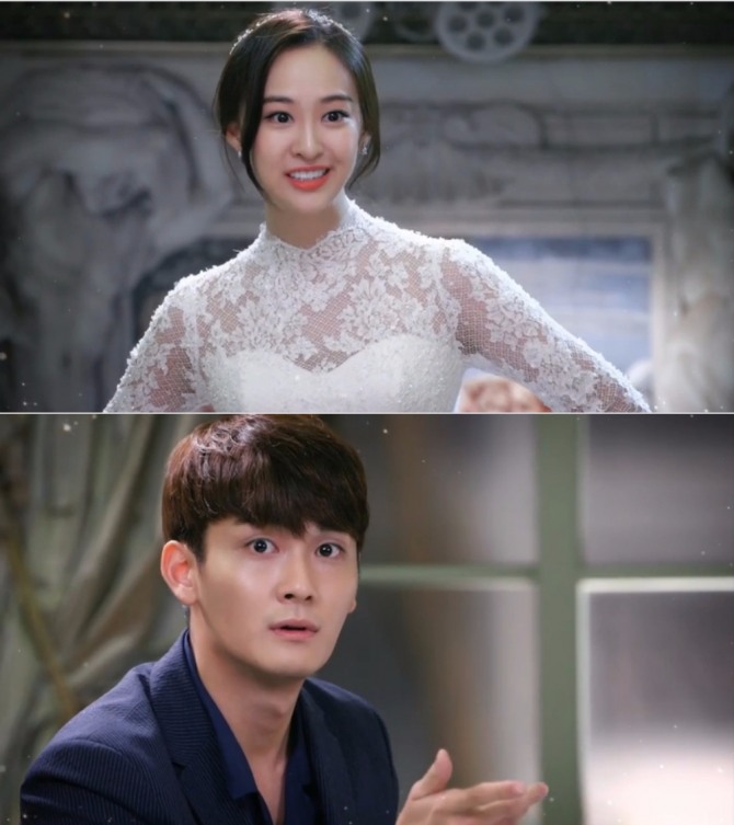 5일 밤 방송되는 SBS 주말드라마 '언니는 살아있다' 33~34회에서 양달희(다솜)는 자신의 야망을 위해 구세준(조윤우)과 결혼을 강행하는 장면이 그려진다. 사진=SBS 영상 캡처
