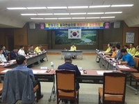 전북 정읍시통합방위협의회가 통합방위회의를 열고 있다.정읍시=제공