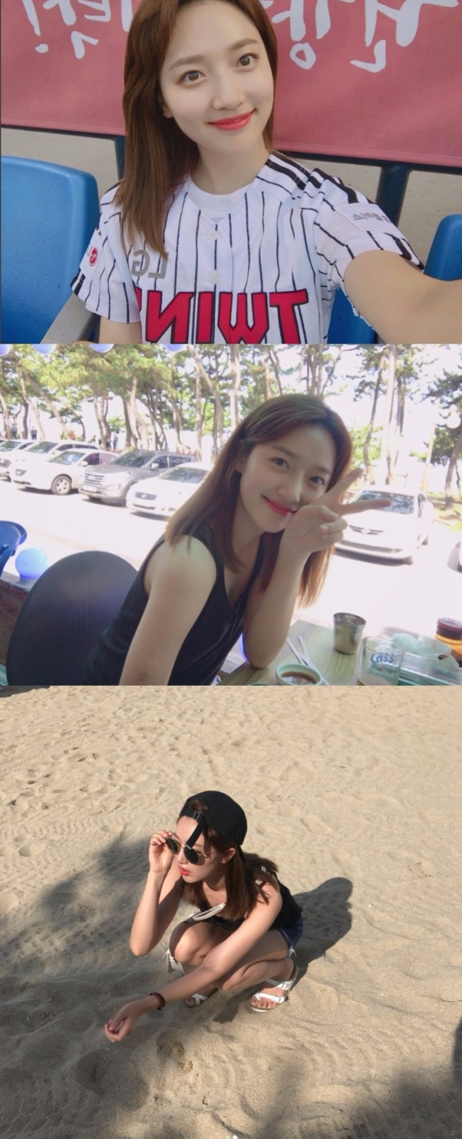 배우 표예진이 최근 SNS를 통해 야구를 즐기는 등 여름 휴가지 근황을 공개했다. 사진=표예진 인스타그램 캡처
