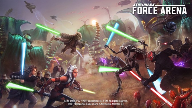 넷마블게임즈 모바일 실시간 대전 게임 ‘스타워즈: 포스아레나(STAR WARSä: Force Arena)’에 신규 캐릭터 16종이 추가됐다.