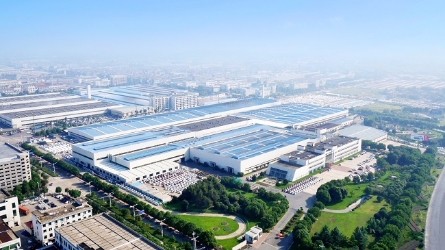 포드가 중국 현지 전기차 생산을 위해 중타이자동차와 합작사 설립을 발표했다. 사진은 저장성(浙江) 융캉(永康) 중타이자동차 본부. 자료=중타이자동차