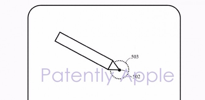 애플이 24일(현지시간) 출원한 애플펜슬 특허. LCD 모니터에서 스타일러스 터치 기기를 사용할 때 전기 회로망에서 생기는 노이즈를 감소시키는 내용을 담고 있다. 특히 적용기기에 '아이폰'이라는 기기를 명시해 향후 애플펜슬의 아이폰 시리즈 적용이 예상된다. 사진= 페이턴틀리 애플