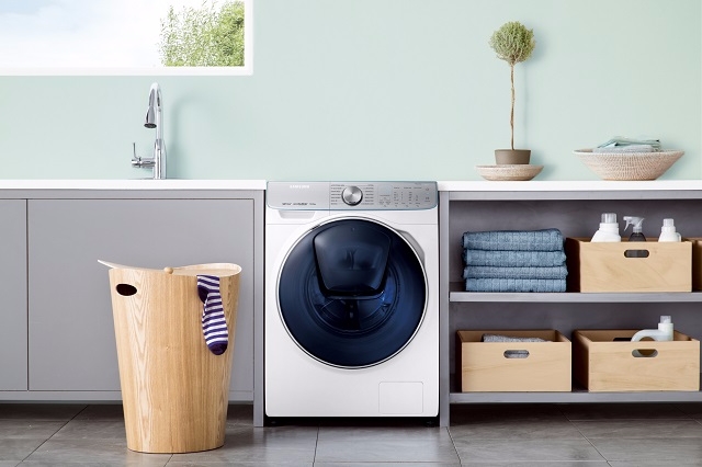 삼성전자가 IFA 2017에서 공개할 세탁기 신제품 ‘퀵드라이브’.