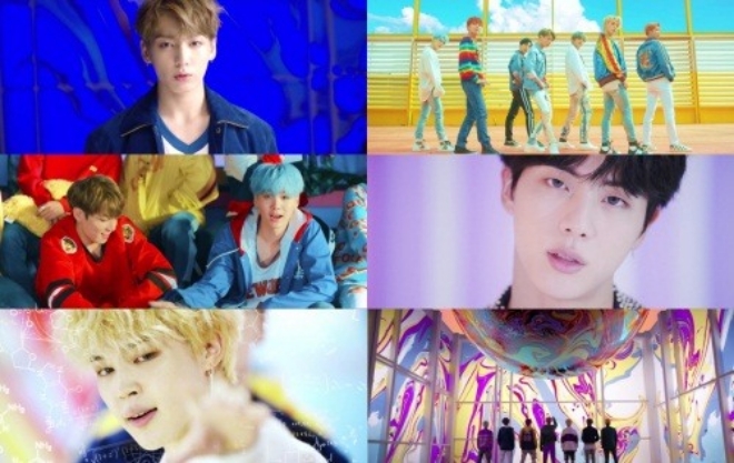 그룹 방탄소년단의 'DNA' 뮤직비디오가 공개됐다. 사진=빅히트엔터테인먼트 제공