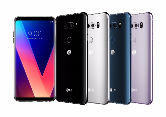 LG전자의 프리미엄 전략 스마트폰 V30.