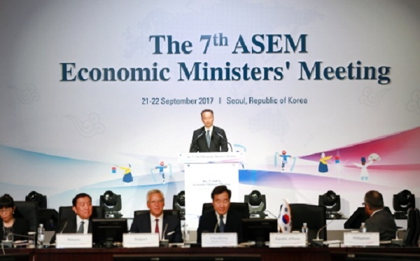 '제 7차 ASEM 경제장관회의'가 21일과 22일 양일간 서울에서 열렸다. 