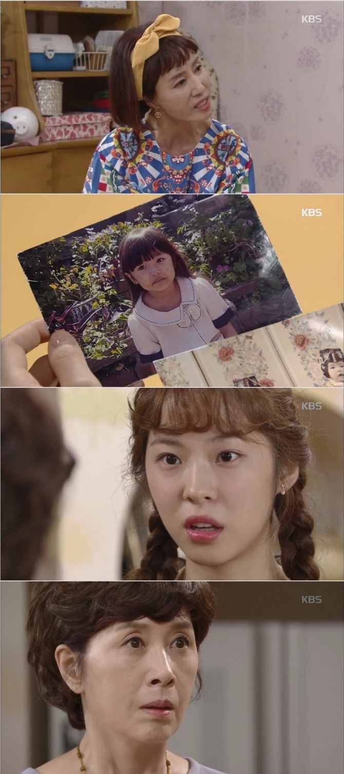 24일 방송된 KBS2 주말드라마 '황금빛 내인생' 8회에서는 서지수(서은수)가 어린시절 사진을 보고 노명희(나영희) 친딸이라는 출생의 비밀에 가까와지는 반전이 그려졌다. 사진=KBS2 방송 캡처