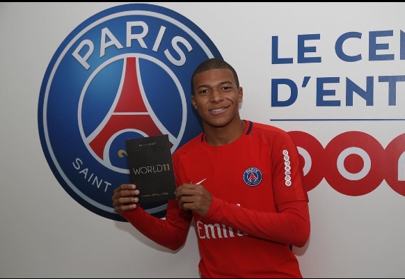 킬리앙 음바페(19·파리 생제르맹)가 21세 이하 유럽의 톱 선수에게 수여되는 '골든 보이상'의 25명 후보에 선정됐다./음바페 인스타그램