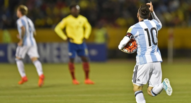 아르헨티나가 에콰도르를 꺾고 월드컵 본선에 진출했다./출처=러시아 월드컵 공식 홈페이지