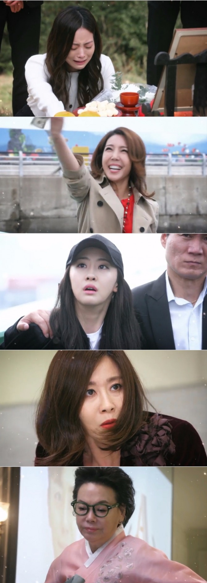 14일 방송되는 SBS 주말드라마 '언니는 살아있다' 마지막회에서는 살아난 사군자(김수미)와 돌아온 비키정(전수경)이 악녀 갑 양달희(김다솜)과 이계화(양정아)에게 처절한 응징을 하는 장면이 그려진다. 사진=SBS 영상 캡처