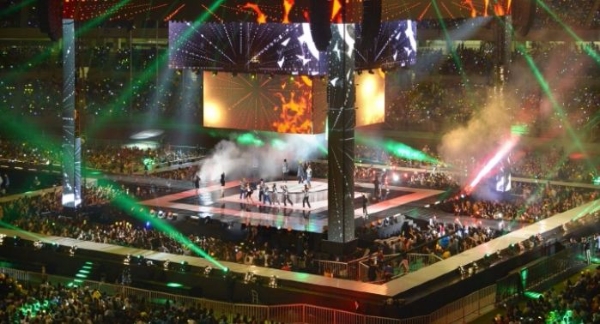 젝스키스의 공연을 마지막으로 22일 부산 원아시아 페스티벌이 폭발물 설치 협박 전화로 인한 우려를 씻고 무사히 개막 공연을 마쳤다. 사진=부산원아시아페스티벌 홈페이지