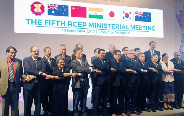 지난 9월 10일 열린 제5차 RCEP 장관회의. 