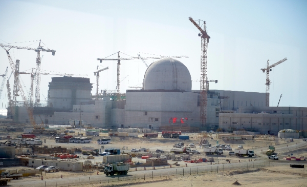 한국전력이 우리기술로 건설중인 아랍에미리트(UAE) 바라카 원전. 사진=한전