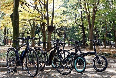 보쉬의 전동 어시스트 자전거용 시스템 'e바이크'를 채용한 자전거들.