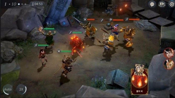 엑스엘게임즈가 제작한 '아키에이즈 비긴즈'. 