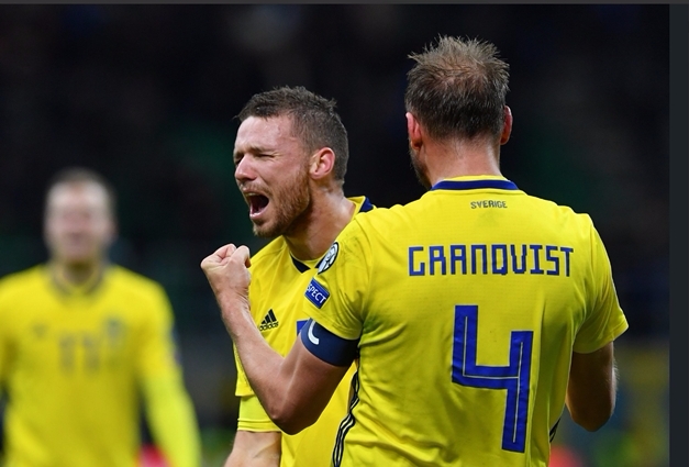 스웨덴은 14일 오전 4시45분(한국시간) 이탈리아 밀라노에서 열린 2018 러시아월드컵 유럽예선 이탈리아와 플레이오프 2차전에서 0대0으로 비겨 1, 2차전 합계 1대0으로 앞서 러시아월드컵 본선 티켓을 거머쥐었다./사진=2018 러시아 월드컵 홈페이지