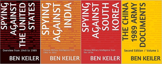 '중국의 군사 기밀' 시리즈의 저자는 벤 케일러(Ben Keiler)라는 이름으로 알려졌으나 이는 필명인 것으로 추측된다. 자료=아마존