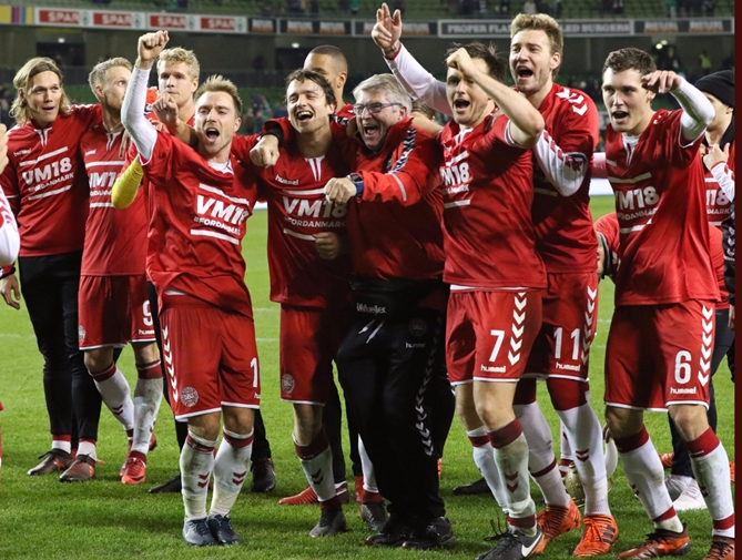 덴마크는 15일(한국시간) 아일랜드 더블린에서 열린 2018 러시아월드컵 유럽지역 예선 플레이오프 2차전에서 에릭센의 해트트릭에 힘입어 아일랜드를 5-1로 대파했다./사진= 2018 러시아 월드컵 홈페이지