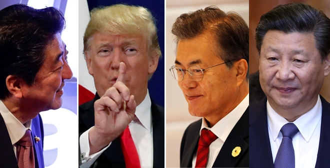 아시아 순방이 끝나면 '북한·무역' 관련 중대발표를 하겠다던 트럼프 대통령이 중대한 내용 없는 뻔한 성명을 내놓으며 주요 언론이 일제히 비난했다 / 사진=로이터/뉴스1