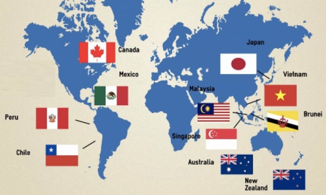 미국의 TPP 불참은 협정 전체에 큰 영향을 미쳤다. 그러나 최근 대략 합의에 이른 일본과 호주 캐나다 등 참가 11개국에 있어서는 유익한 협정임에는 변함이 없다. 자료=커스텀