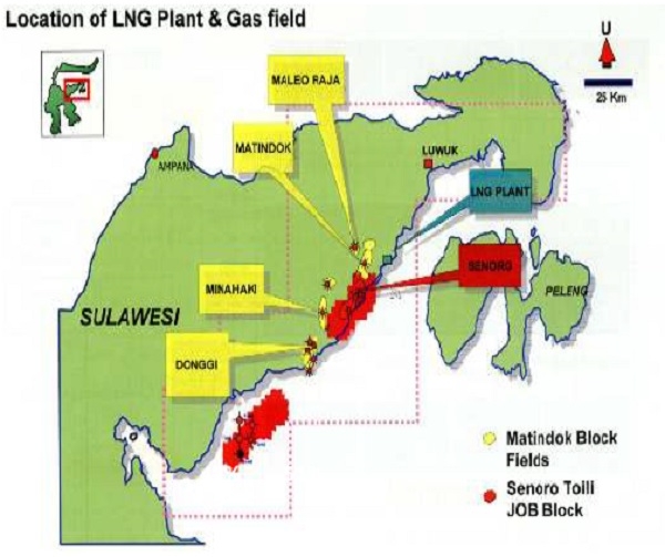 한국가스공사가 참여하는 DSLNG 사업 위치도. 사진=한국가스공사. 