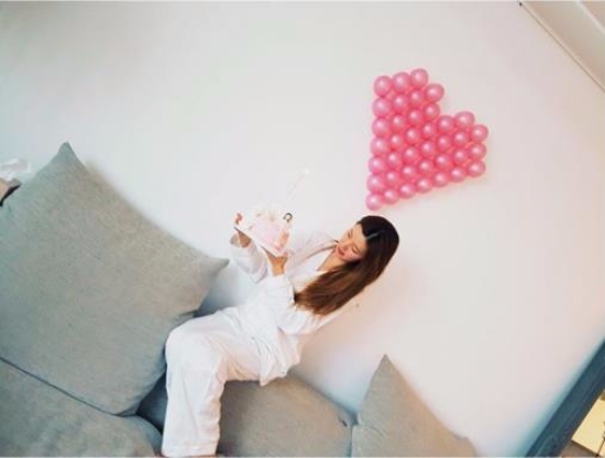 배우 박한별이 24일 자신의 인스타그램을 통해 임신 4개월이 된 사실을 밝혔다. 사진=박한별 인스타그램에서 캡처