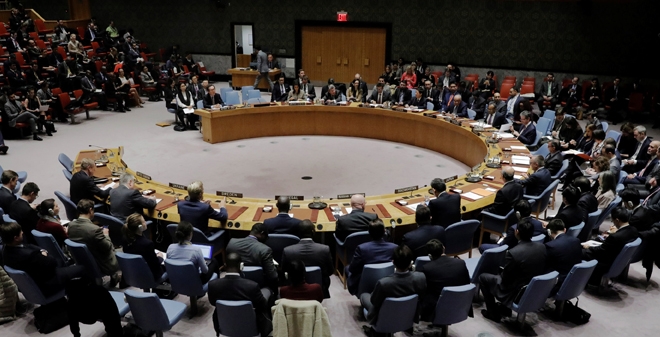 한미일의 요청으로 29일(현지시간) 소집된 유엔 안보리 긴급회의에서 각국 유엔대사들은 북한에 대한 추가 제재 강화에 대부분 찬성하고 있는 것으로 전해졌다 / 사진=로이터/뉴스1