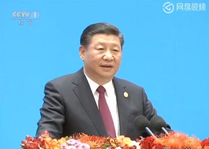 시진핑 주석은 1일 개막식 기조연설에서 중국공산당이 세계 최대의 정당이며 인류의 사업을 추진하기 위해 분투하는 당이라고 강조했다. 자료=CCTV