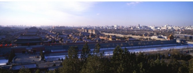 중국 자금성 전경  