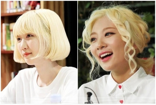 네이버 웹툰 ‘연애혁명’의 작가 ‘232’와 그룹 볼빨간사춘기의 멤버 안지영이 닮은 외모로 화제다. 사진=온라인 커뮤니티 캡처