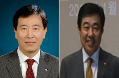 한창수 아시아나IDT 대표이사 사장과 김현철 금호터미널 대표이사. (왼쪽부터) 사진=금호아시아나