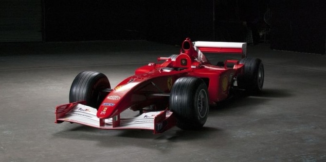 F1의 전설 미하엘 슈마허가 사용한 F1머신도 경매를 통해 82억원에 판매됐다. 