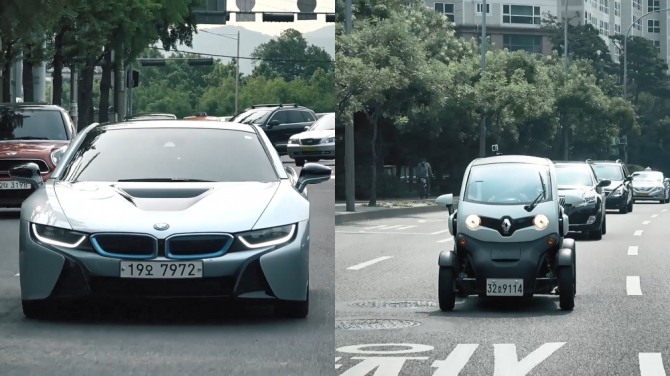 2017년 상반기 리얼시승기는 미래의 기술이 집약된 BMW i8과 르노삼성의 트위지를 경험했다. 