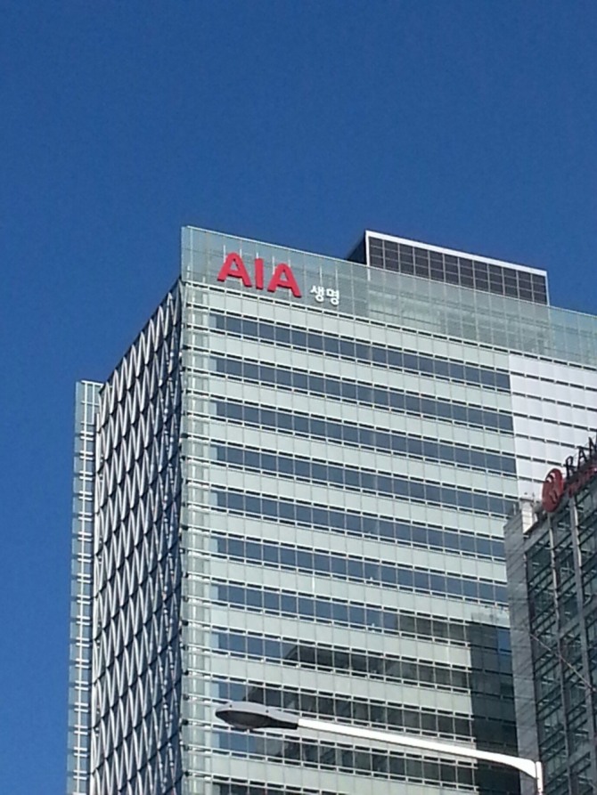 AIA타워 전경사진. AIA생명=제공