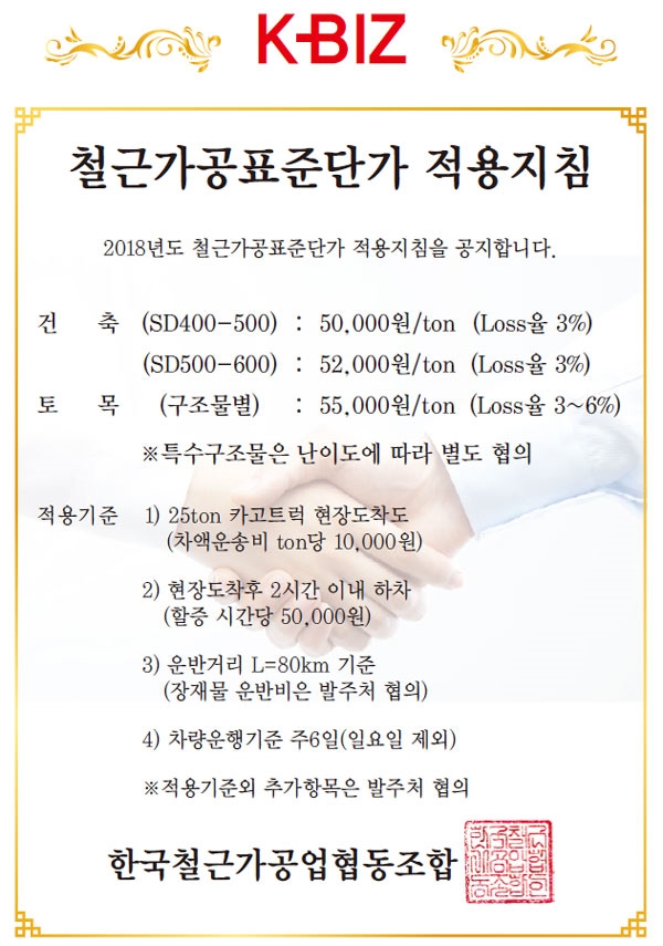 자료 : 한국철근가공업협동조합 제공