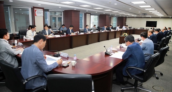 지난해 7월 17일 개최된 주요업종 수출 점검회의. 사진=산업통상자원부.  