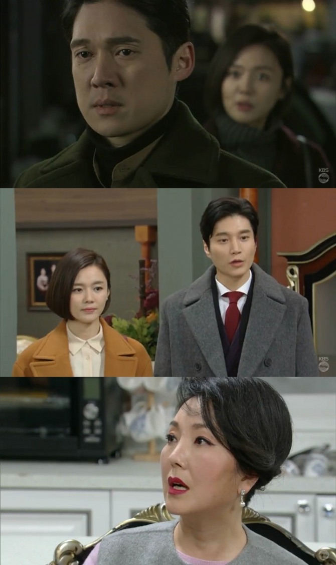 18일 오후 방송되는 KBS2 일일드라마 '내 남자의 비밀' 82회에서는 기서라(강세정)와 강인욱(김다현)이 결혼 선언을 해 위선애(이휘향)와 가족들을 충격에 빠뜨리는 반전이 그려진다. 사진=KBS 유튜브 캡처