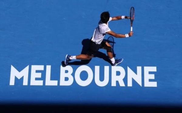 정현은 '2018 호주오픈 테니스 대회' 4강전에서 '테니스 황제' 로저 페더러와 경기를 치른다. 사진=정현 인스타그램 캡처