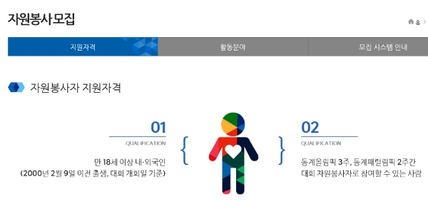 2018 평창동계올림픽이 나흘 앞으로 다가왔다. 평창에서의 아르바이트에 관심을 보이는 이들이 많다. 사진=2018 평창 동계올림픽 자원봉사 포털