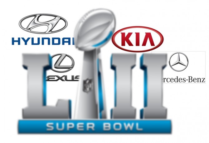 미국프로풋볼(NFL)의 결승전 ‘2018 슈퍼볼’에 글로벌 자동차 기업 광고가 대거 등장했다. 