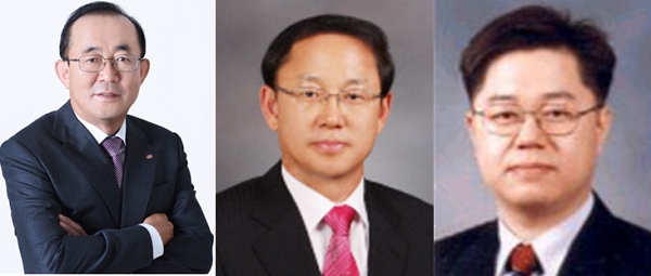 유향열 남동발전 신임 사장, 박형구 중부발전 신임 사장, 박일준 동서발전 신임 사장((왼쪽부터). 