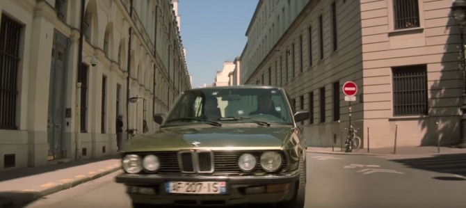 개봉 예정 '미션임파서블6에서 톰 크루즈는 클래식 BMW5시리즈 모델을 이용한다. 사진 = 미션임파서블6 예고편 캡쳐   