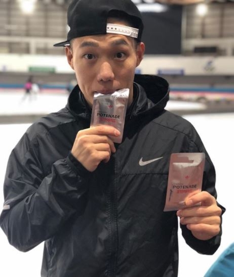 모태범이 19일 2018 평창동계올림픽 남자 스피드 스케이팅 500m에서 최선을 다했지만 메달권에는 다다르지 못했다. 사진=모태범 인스타그램 캡처